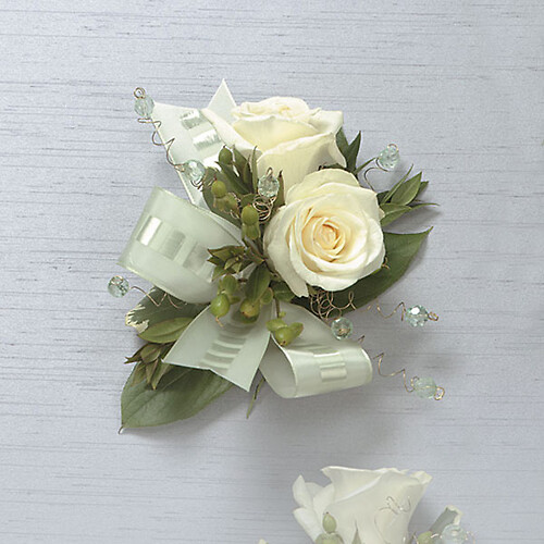 White Rose Corsage